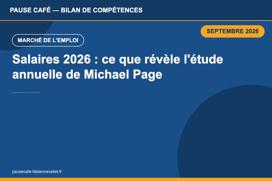 Salaires 2026 : ce que révèle l’étude annuelle de Michael Page